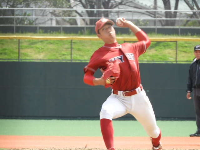 共栄大・木村巧君（２年・草加西）撮影：手束仁