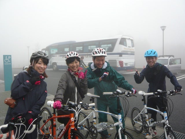 雨だけど元気に出発！