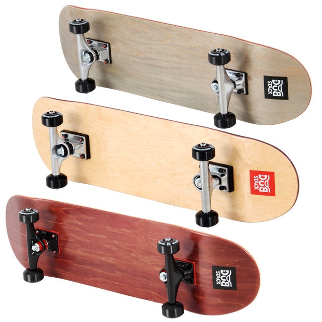 カナディアンメープル使用の木目調スケートボード3モデル発売