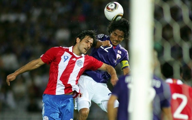 中澤佑二 参考画像(2010年9月4日)(c)Getty Images