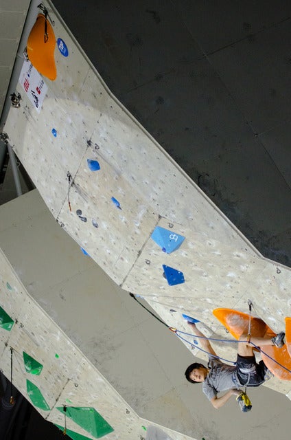 スポーツクライミング日本ユース選手権リード競技大会2017が開催（2017年4月16日）撮影：五味渕秀行