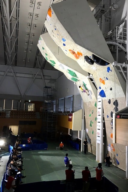 スポーツクライミング日本ユース選手権リード競技大会2017が開催（2017年4月16日）撮影：五味渕秀行