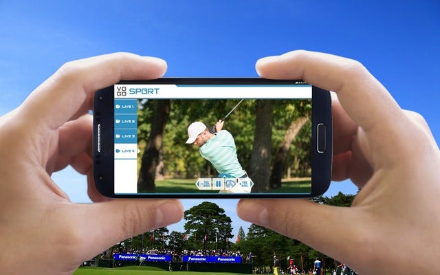 「パナソニックオープン」でゴルフ競技観戦ソリューションの実証実験を実施