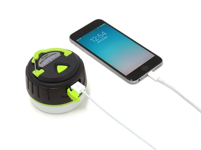モバイルバッテリーとして使える充電式ランタン「マルチLEDランタン」発売