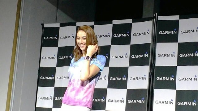 道端カレンが語る、運動時だけではないGARMINデバイスの利用法撮影者:大日方航