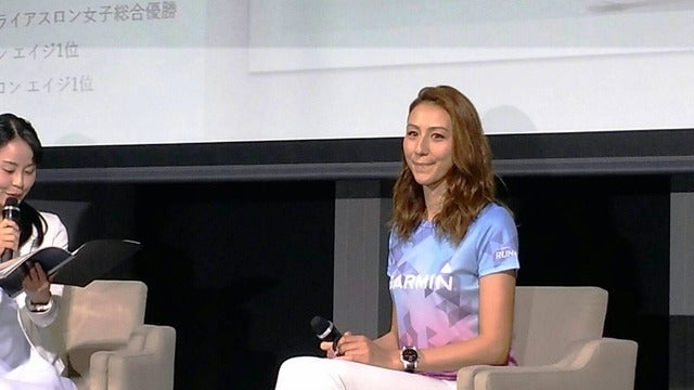道端カレンが語る、運動時だけではないGARMINデバイスの利用法撮影者:大日方航