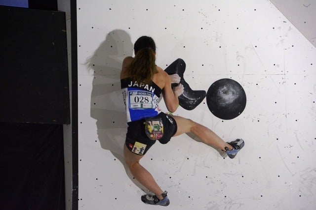 ボルダリングＷ杯開幕、日本女子勢は予選通過4名…野中生萌、野口啓代、小武芽生、尾上彩撮影者：大日方航