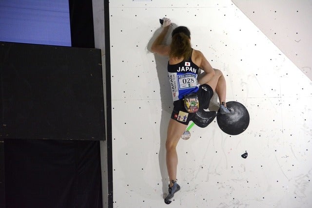 ボルダリングＷ杯開幕、日本女子勢は予選通過4名…野中生萌、野口啓代、小武芽生、尾上彩撮影者：大日方航