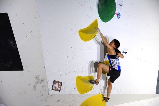 ボルダリングＷ杯開幕、日本女子勢は予選通過4名…野中生萌、野口啓代、小武芽生、尾上彩撮影者：大日方航