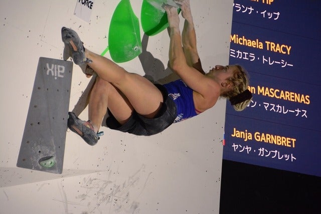 ボルダリングＷ杯開幕、日本女子勢は予選通過4名…野中生萌、野口啓代、小武芽生、尾上彩撮影者：大日方航