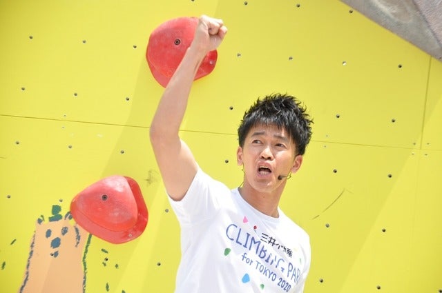 武井壮「2030年までに東京のすべての壁でボルダリングを」撮影者：大日方航