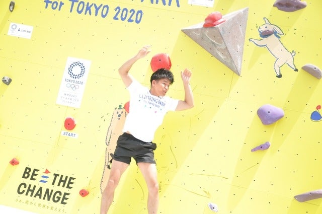 武井壮「2030年までに東京のすべての壁でボルダリングを」撮影者：大日方航