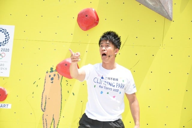 武井壮「2030年までに東京のすべての壁でボルダリングを」撮影者：大日方航