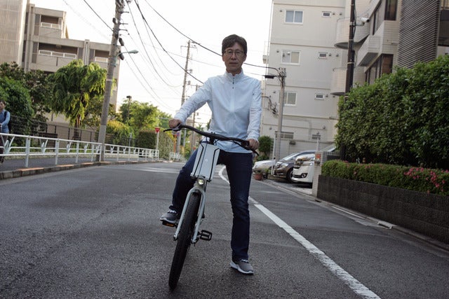 エレクトリファイドXを試乗撮影＝山口和幸