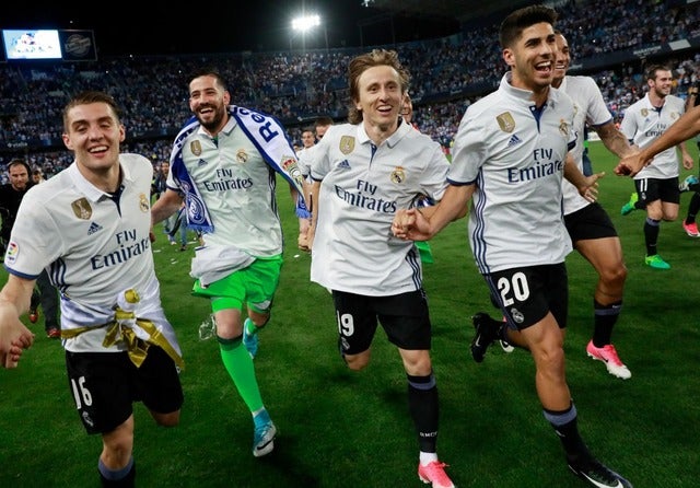 レアルが5シーズンぶりのリーガ制覇（2017年5月21日）（c）Getty Images