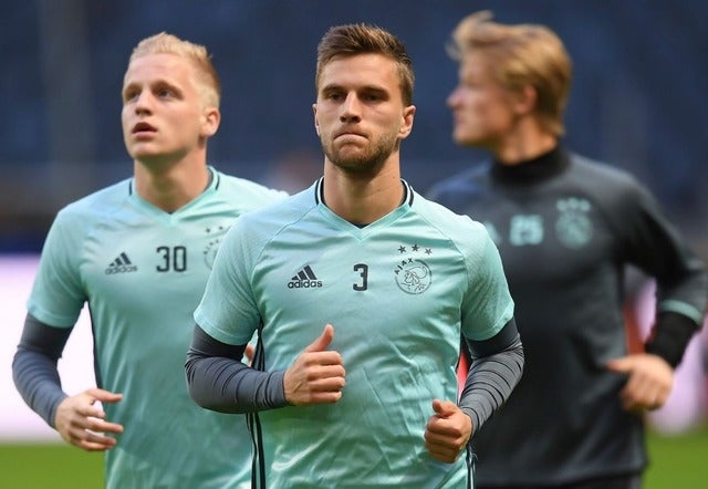 UEFAヨーロッパリーグ決勝に向けて練習中のアヤックス（2017年5月23日）(c) Getty Images