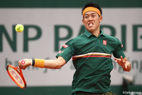 錦織が初対戦のコキナキスを4セットで退け2回戦へ 全仏オープン テニス スポーツブル スポブル