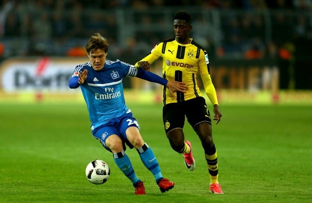 酒井高徳 参考画像（2017年4月4日）（c）Getty Images