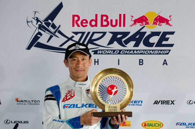 レッドブル・エアレース千葉2017で室屋義秀が優勝（2017年6月4日）撮影：五味渕秀行