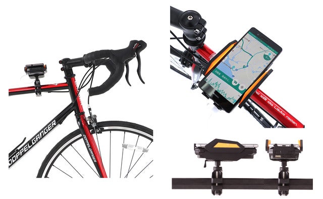 スマホを充電しながら自転車に固定できる「スマホバッテリーマウント」発売
