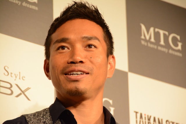 MTGは、水のチカラで体幹を刺激するトレーニングギア「TAIKAN STREAM」の発表会を6月20日に都内に開催した。共同開発パートナーとして本製品の開発に携わった、サッカー日本代表の長友佑都選手とプロゴルファーの片山晋呉選手が当日は出席した。撮影者:大日方航