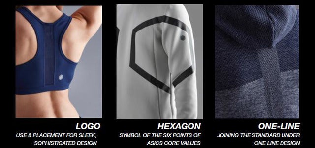 アシックス、ヘキサゴンをモチーフにしたトレーニングアパレル展開