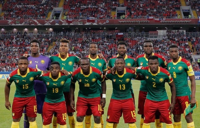 カメルーン代表 参考画像（2017年6月18日）(c) Getty Images
