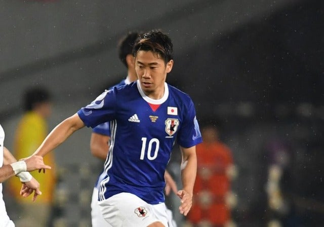 シリア戦に先発した香川真司（2017年6月7日）(c) Getty Images