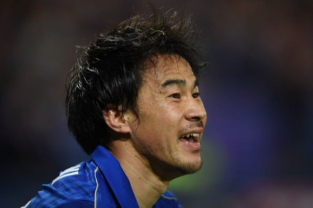 先発出場の岡崎慎司 セビージャを逆転で下し、レスターがCL初のベスト8入り（2017年3月14日）(c) Getty Images