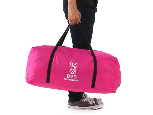 鮮やかなピンクのワンポールテントとタープ発売…ドッペルギャンガーアウトドア