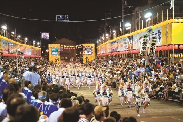 阿波踊り開催時に1日限りのキャンプ場「AWAODORI CAMP」開催
