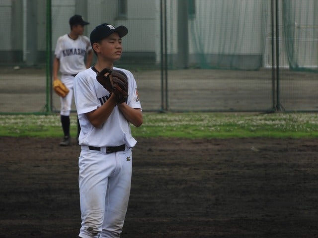 熊谷商・秋山君撮影：手束仁