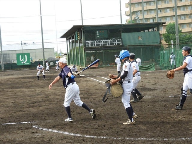 熊谷商シートノック撮影：手束仁