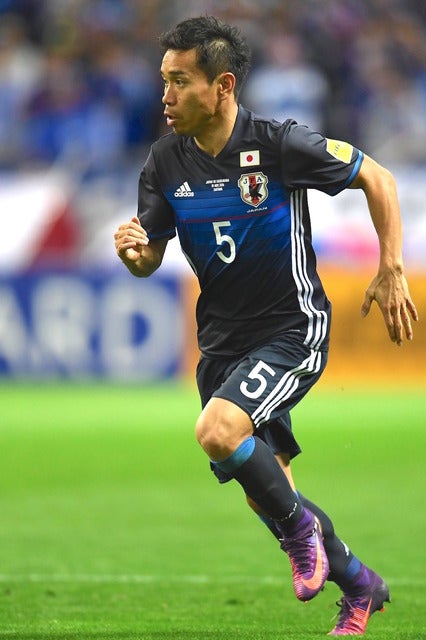 サッカー日本代表の長友佑都 参考画像(2016年11月15日)(c) Getty Images