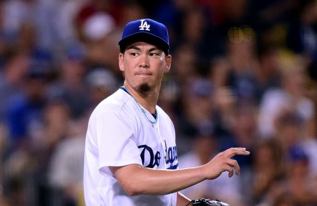 ドジャース・前田健太（2017年7月7日）（c）Getty Images