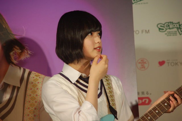 「未確認フェスティバル2017」応援ガール就任会見に登壇した欅坂46・平手友梨奈（2017年7月13日）撮影：北川雄太