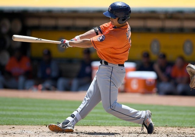 青木宣親 参考画像（2017年6月22日）（c）Getty Images
