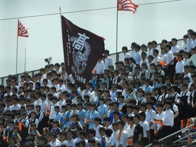 竜ヶ崎一応援席撮影：手束仁