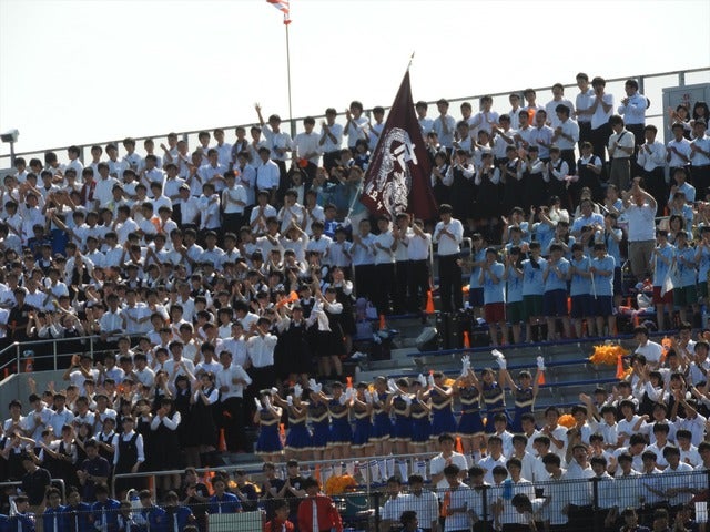 竜ヶ崎一の大応援団撮影：手束仁