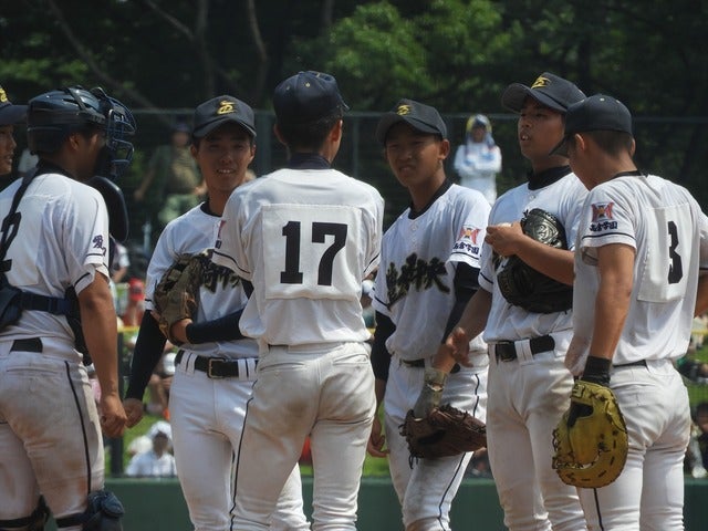 準決勝ではピンチでも笑顔が…撮影：手束仁