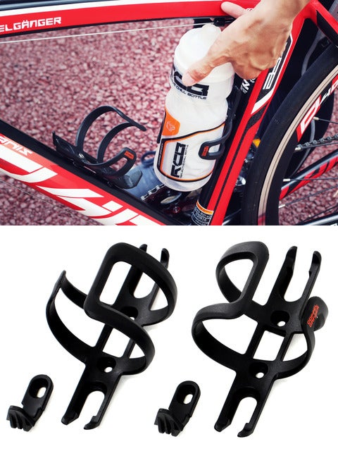 右・左利きの両方に対応する左右非対称「マルチユースボトルケージ」発売