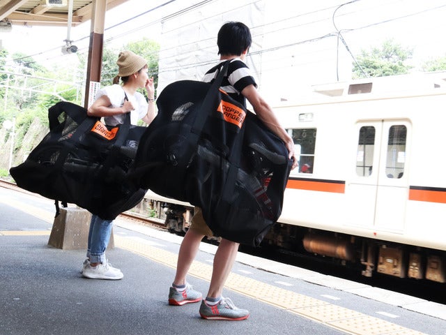 中身が見える自転車用輪行袋「メッシュ輪行キャリングバッグ」発売