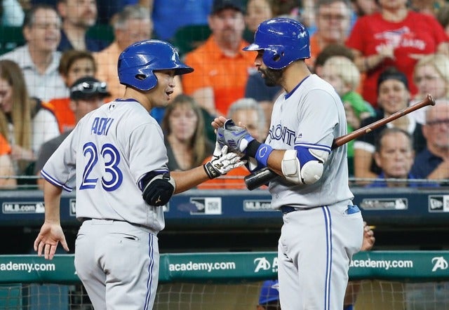 青木宣親（2017年8月6日）（c）Getty Images