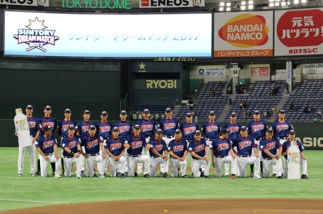 試合前セレモニー撮影：浜田哲男