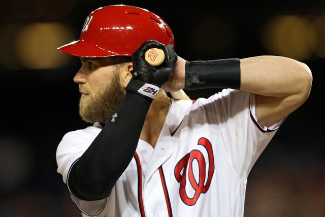 ブライス・ハーパー 参考画像（2016年4月13日）(c) Getty Images