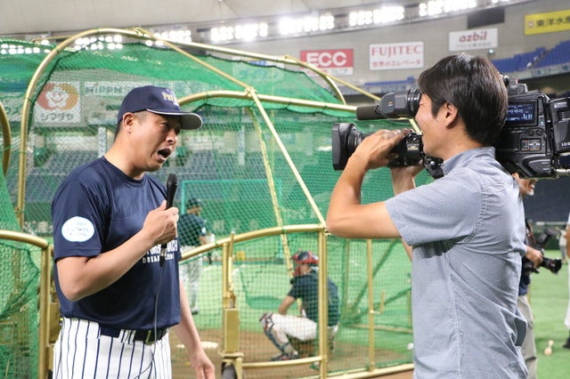 桑田がショート？侍ジャパン稲葉監督がピッチャー？…珍采配続出のサントリードリームマッチ撮影：山本有莉