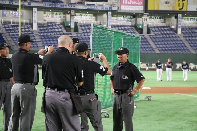 桑田がショート？侍ジャパン稲葉監督がピッチャー？…珍采配続出のサントリードリームマッチ撮影：山本有莉