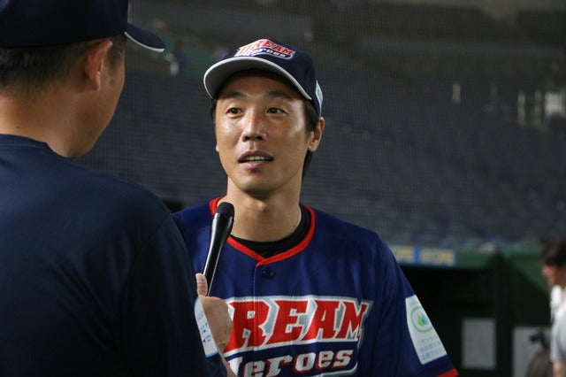 桑田がショート？侍ジャパン稲葉監督がピッチャー？…珍采配続出のサントリードリームマッチ撮影：山本有莉