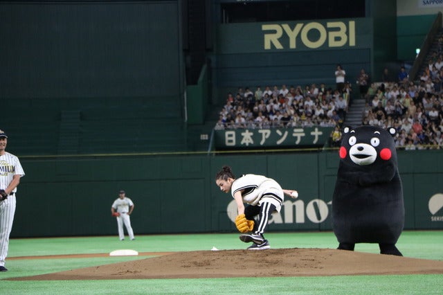 桑田がショート？侍ジャパン稲葉監督がピッチャー？…珍采配続出のサントリードリームマッチ撮影：山本有莉