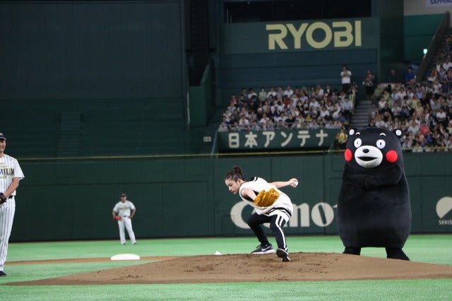 桑田がショート？侍ジャパン稲葉監督がピッチャー？…珍采配続出のサントリードリームマッチ撮影：山本有莉